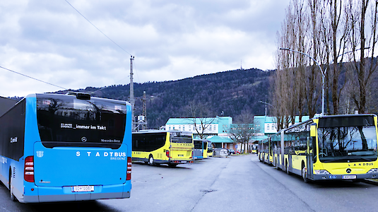 öffentlicher Verkehr Vorarlberg Stadtbus Landbus