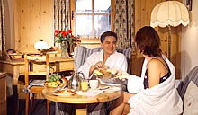 Romantikhotel Zell am See Frühstück am Zimmer