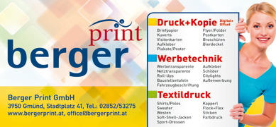 Berger Print GmbH Inserat