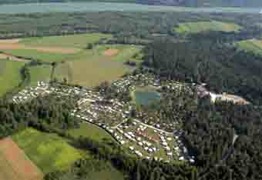 Camping Rosental Luftaufnahme