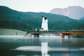 Hotel zum Weissensee hauseigener Badestrand