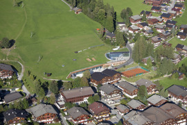 Congress Centrum Alpbach Luftaufnahme