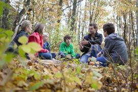 Ranger mit Kindern