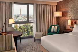 Hilton Vienna Park King Premium Zimmer mit Aussicht
