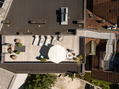 Dachterrasse, Hotel die Hindenburg, Saalfelden