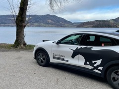 Ford Mustang Mach-E mit individueller Beklebung