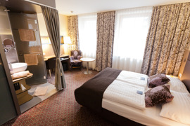 Boutiquehotel Stadthalle Zimmer