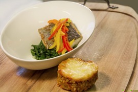 Welsfilet mit Mangold Welsfilet mit Mangold