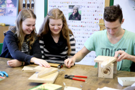 Bau von Nistk&auml;sten