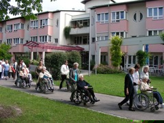 Spaziergang mit BewohnerInnen