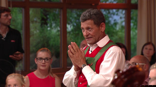 Moderator Franz Posch in seinem Element