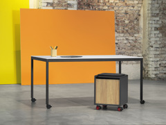 Rechtecktisch auf Rollen Mango Rechtecktisch auf Rollen Mango