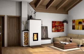 Kachelofen mit Brennraum UmweltPlus 1,6 - 10,8 kW