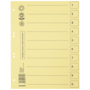 Trennbl&auml;tter mit Micro Perforierung 250 g/m&sup2; GELB