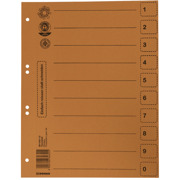 Trennbl&auml;tter mit Micro Perforierung 250 g/m&sup2; ORANGE