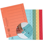 Trennbl&auml;tter mit Micro Perforierung 250 g/m&sup2; SORTIERT