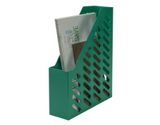 Stehsammler &ouml;ko-gr&uuml;n, bef&uuml;llt, Ansicht von vorne