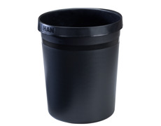 Papierkorb, &ouml;ko-schwarz, vorne