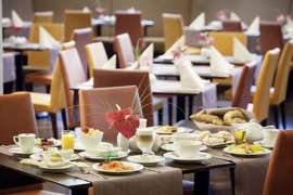 Hotel Savoyen Vienna Fr&uuml;hst&uuml;ckstisch