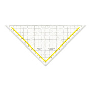 ARISTO AR1650/1 TZ-Dreieck aus Plexiglas ohne Griff, Tuschenoppen, Hyp. 22,5 cm