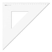 ARISTO AR4522F Dreieck 45&deg;, Hyp. 31.1cm, glasklar, mit Facette, Teilung 22 cm