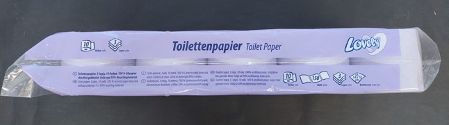 Toilettenpapier Lovely lila 3lg