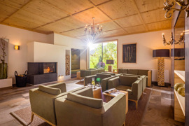 Hotel Haflingerhof Kamin Lounge