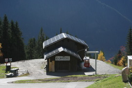Photovoltaikanlagen am Kristberg im Silbertal, der Genießerberg im Montafon Photovoltaikanlagen am Kristberg im Silbertal, der Genießerberg im Montafon