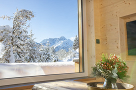 Haus Andrea Winter Aussicht vom Panoramafenster