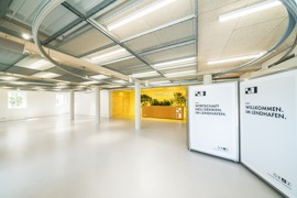 Blick vom Eingang in den LENDHAFEN