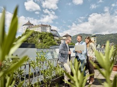 Dachterrasse mit Festungsblick