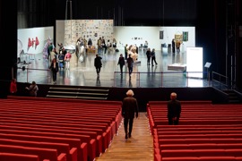 Ausstellung im Großen Saal des Festspielhaus Bregenz Ausstellung im Großen Saal des Festspielhaus Bregenz
