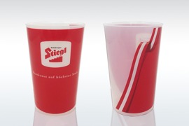Classic Cup "Stiegl" 0,5l PP transparent