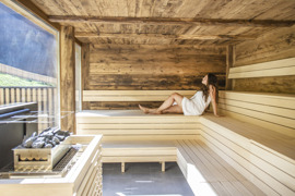 Finnische Sauna mit Ausblick