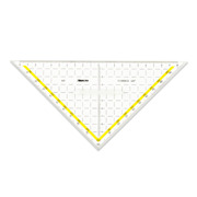 ARISTO AR1651/2 TZ-Dreieck 400 Gon, Plexiglas mit Griff, mit Facetten und Tuschenoppen, Hyp. 22,5 cm ARISTO AR1651/2 TZ-Dreieck 400 Gon, Plexiglas mit Griff, mit Facetten und Tuschenoppen, Hyp. 22,5 cm