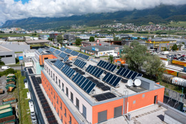 Solaranlage am Hwest Hotel Hall
