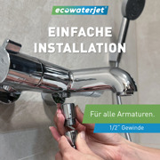 Ecowaterjet by rabmer® Standard 1F Handbrauseset Ecowaterjet by rabmer® Standard 1F Handbrauseset