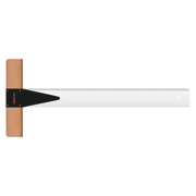 Reißschiene 60 cm, mit Teilung Reißschiene 60 cm, mit Teilung