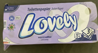 Toilettenpapier Lovely lila 3lg Toilettenpapier Lovely lila 3lg
