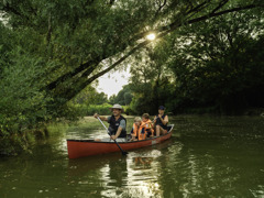 Kanufahrt auf der Raab