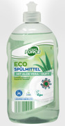 Power Force Eco Spülmittel Aloe Vera, Packshot der Verpackung, Vorderansicht Power Force Eco Spülmittel Aloe Vera, Packshot der Verpackung, Vorderansicht
