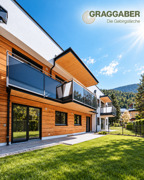 Holzfassade eines Hauses Holzfassade eines Hauses