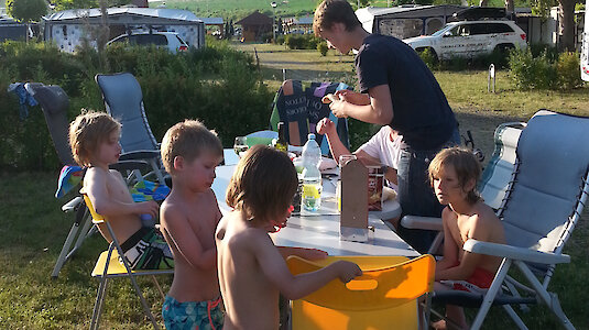 Campen mit Kindern