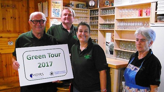 Die Gföhlberghütte heisst die Green Tour 2017 willkommen