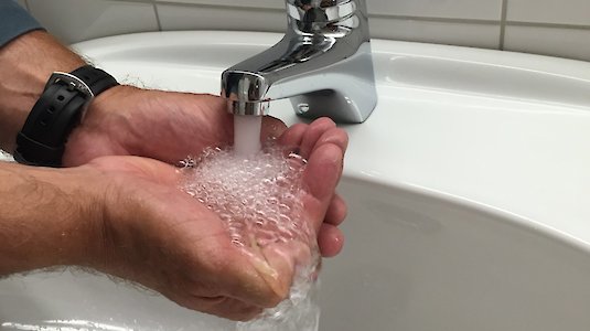 Händewaschen nicht vergessen!