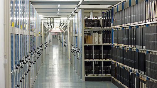 Österreichische Nationalbibliothek Bücherspeicher.