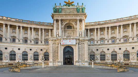 Austrian National Library Heldenplatz. Copyright by Austrian National Library/Pichler.