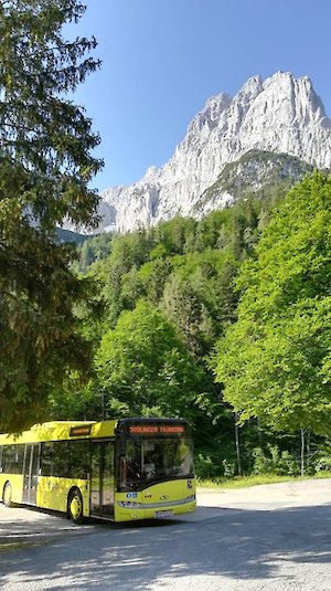 Regular bus Griesenau Alm Dödlinger Touristik. Copyright by Dödlinger Touristik.