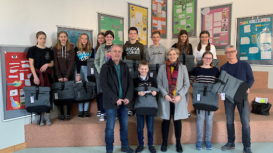The "Cool in die Schul" Initiative at the middle school Gmünd. Copyright by Mittelschule Gmünd.