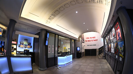 The Foyer of the Haydnkino. Copyright by Haydnkino.